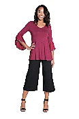 Flare Top With Flare Sleeves To Match