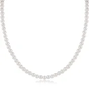 17" CLASSIC PEARL 4MM NECKLACE