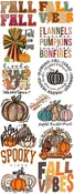 Adult & Youth - Fall Vibes-Christian-Pumpkins - DTF Gang Sheet
