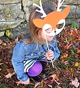 Printable Woodland Masks - Fox, Butterfly, Deer