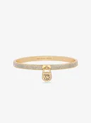 Bracelet à cadenas et à pavé avec logo
