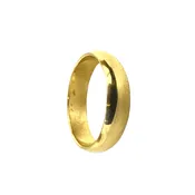 14K Yellow Gold Traditional Wedding Band