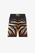 Badeshorts mit Zebraprint