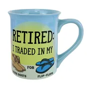 Retired Boots Flip Flop Mug