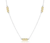 17" MIXED METAL 3MM JOY SIMPLICITY CHAIN