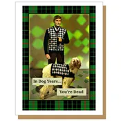 Greeting Card - Dog Years Birthday