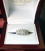 1 Carat Women’s Cocktail Diamond Ring Band 14K Gold