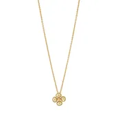 Berry Clover Station 16" Necklace