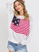 American Flag Sweater
