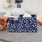 Navy Floral Paper Tape Dispenser - Kimberbell
