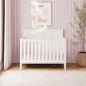 Atwood 4-in-1 Convertible Crib, Matte White