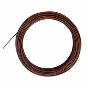 125 Ft. PVC-Coated Steel Cable Spool, Brown