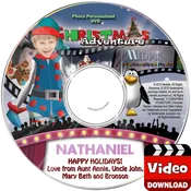 My Christmas Adventure Personalized Photo Digital MP4