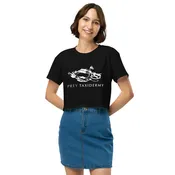 Starling Study Cropped Tee - Black