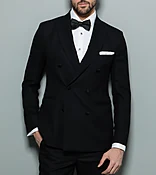 Gert 56 Tuxedo Blazer Black