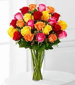 12, 18 OR 24 BRIGHT ROSE BOUQUET