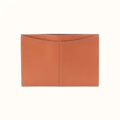 Vida Laptop Sleeve in Micro Pebbled Leather - Biscuit