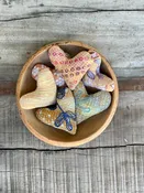 Asst. Print Mini Lavender Heart Sachets