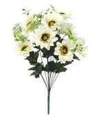10922 | SUNFLOWER BUSH X12 | CREAM