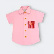 Candy Stripe Cotton Shirt for Babies