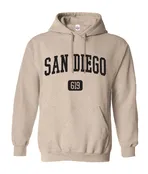 AH 5029 San Diego 619 Light Brown  Adult Hoodie