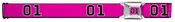 01 Pink Seatbelt Style Belt
