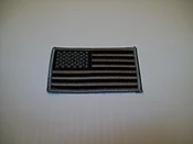 American Flag Subdued 3-3/8" x 2"
