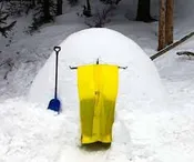 Snow Shelter Door