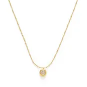 5mm Crystal Pendant Necklace