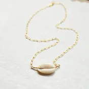 Cowrie Shell Choker