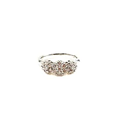 0.97 ct Vintage-Inspired 18k White Gold Diamond Ring — Hakimi Gem