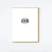 Athens Misses Card
