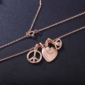 Alexandrite Necklace - Elegant 18k Gold Plated Charm