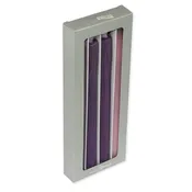 10" H Advent 4pc Set Led Candles