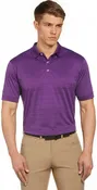 Callaway Golf CGM451 Vent Short Sleeve Open Mesh Polo Shirt - Purple Magic