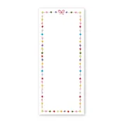 Pom Pom Party Skinny Notepad