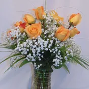 Dozen Orange Roses