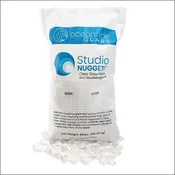 Oceanside Clear 96 C.O.E. Studio Glass Nuggets (45 lb)