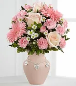 New Mother's Charm Bouquet - Girl
