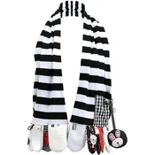 Black and White Mommy + Me Activity Scarf - BABY-DEM-ACTIVE