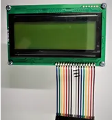 4×20 LCD display