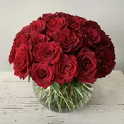 Three Dozen Red Roses