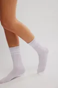 FREE PEOPLE MOVEMENT LOGO STRIPE TUBE SOCK ROSE QUARTZ/WHITE