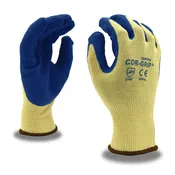 38941 Blue Latex Coated Knit Wrist Glove LGE