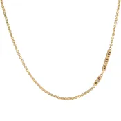 2mm Gold Anniversary Bar Chain