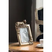 6x9.5" Photo Frame, 4x6" Opening - Gold