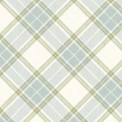 Henry Glass & Co. - Camping Pups by Robert Giordano - Plaid - Light Blue - Yardage