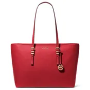 Michael Kors Quinn Large East West Top Zip Tote - Crimson