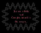 A Soul Carrying A Corpse Digital Gothic Cross Stitch PATTERN