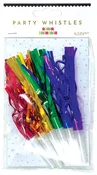• Refinements: Rainbow color tinsels
• Count: 6 Designs/6 whistles per package
• Size: 7" tall
• Packaging: Cello bag w/ insert